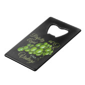 Ouverture de bouteille de raisins (Dos Angle)