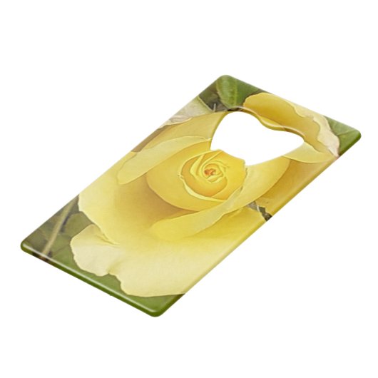 Ouverture de bouteille de rosebud jaune (Devant Angle)