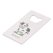 Ouverture de bouteille de vache mignonne (Devant Angle)