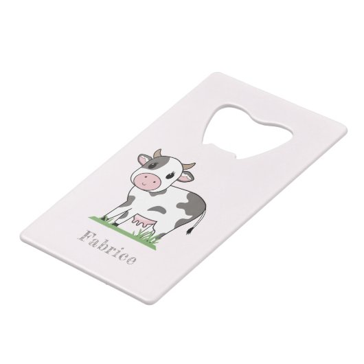 Ouverture de bouteille de vache mignonne (Devant Angle)