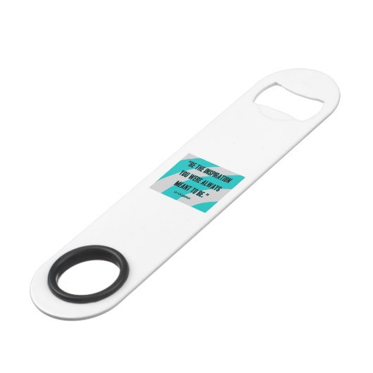 Ouverture de bouteille de vitesse Inspiration (Devant angulaire)