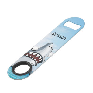 Ouverture de bouteille de vitesse requin