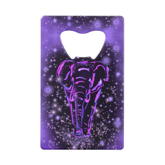 Ouverture De Bouteille Éléphant Marcher À La Nuit  (Devant)