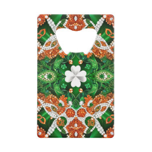 Ouverture de bouteille en acier aux couleurs irlan