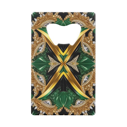 Ouverture de bouteille en acier aux couleurs jamaï (Dos)