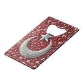 Ouverture de bouteille en acier aux couleurs turqu (Dos Angle)