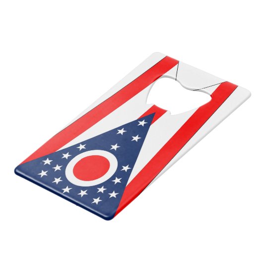 Ouverture de bouteille en acier avec drapeau de l' (Devant Angle)