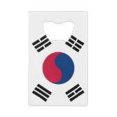 Ouverture de bouteille en acier avec drapeau de la (Devant)