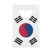 Ouverture de bouteille en acier avec drapeau de la (Dos)