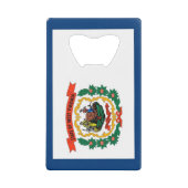 Ouverture de bouteille en acier avec drapeau de la (Devant)