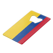 Ouverture de bouteille en acier avec drapeau de la (Dos Angle)