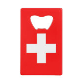 Ouverture de bouteille en acier avec drapeau de la (Devant)