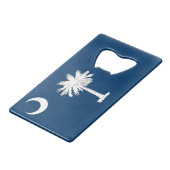 Ouverture de bouteille en acier avec drapeau de la (Devant Angle)