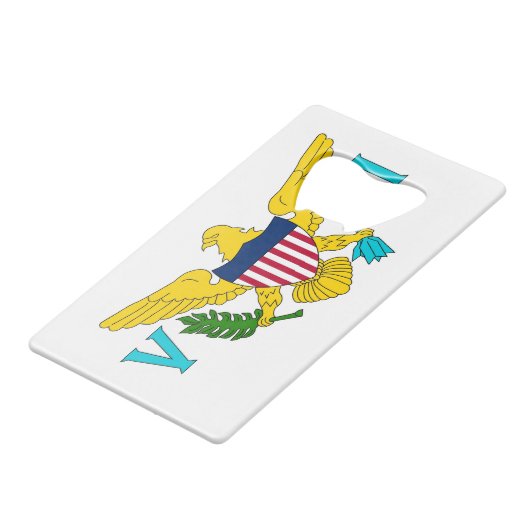 Ouverture de bouteille en acier avec drapeau des î (Dos Angle)