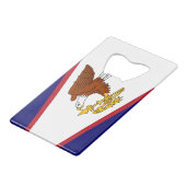 Ouverture de bouteille en acier avec drapeau des S (Dos Angle)