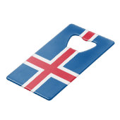 Ouverture de bouteille en acier avec drapeau d'Isl (Dos Angle)