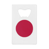 Ouverture de bouteille en acier avec drapeau du Ja (Devant)