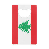 Ouverture de bouteille en acier avec drapeau du Li (Devant)