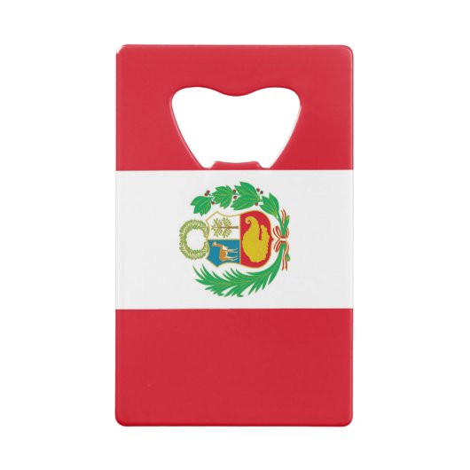 Ouverture de bouteille en acier avec drapeau du Pé (Dos)