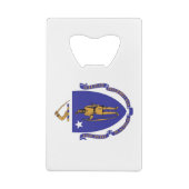 Ouverture de bouteille en acier avec drapeau Massa (Dos)