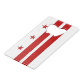 Ouverture de bouteille en acier avec drapeau Washi (Devant Angle)