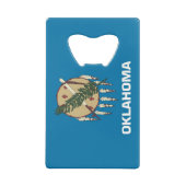 Ouverture de bouteille en acier avec le drapeau de (Dos)