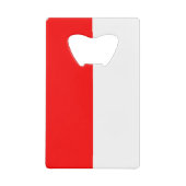 Ouverture de bouteille en acier avec le drapeau de (Devant)