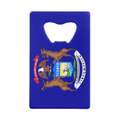 Ouverture de bouteille en acier avec le drapeau du (Devant)