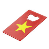 Ouverture de bouteille en acier avec le drapeau du (Dos Angle)