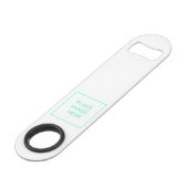 Ouverture de bouteille en acier inoxydable (Dos Angle)