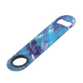 Ouverture de bouteille en acier inoxydable d'Aqua  (Devant angulaire)