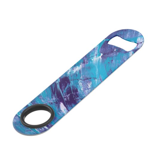 Ouverture de bouteille en acier inoxydable d'Aqua  (Devant angulaire)