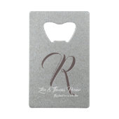 Ouverture de la bouteille de la carte de crédit pe (Devant)