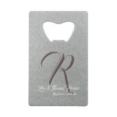 Ouverture de la bouteille de la carte de crédit pe (Dos)