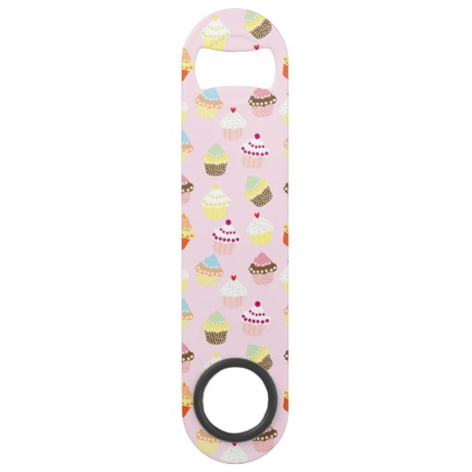 Ouverture de la bouteille de la fête de Cupcake (Devant)