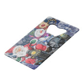 Ouverture de la bouteille de Noël Amis heureux Amu (Devant Angle)