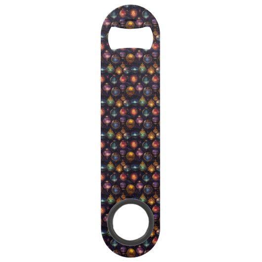 Ouverture de la bouteille de Noël Baubles (Devant)