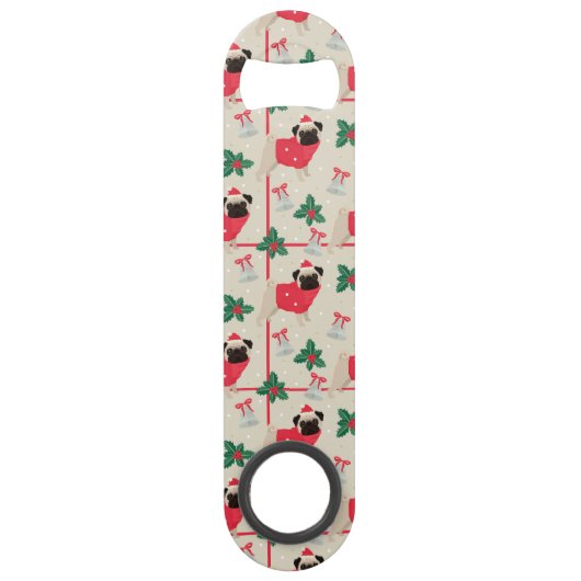 Ouverture de la bouteille de Noël Puggy (Devant)