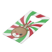 Ouverture de la bouteille Kawaii Reindeer (Devant Angle)