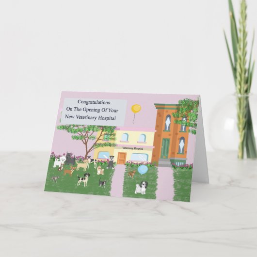 Ouverture de la nouvelle carte d'hôpital vétérinai (Devant)