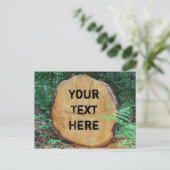 Ouverture de session dans une forêt carte postale  (Debout devant)