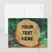 Ouverture de session dans une forêt carte postale  (Devant / Derrière)