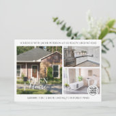 Ouverture | Immobilier immobilier Invitation Flyer (Debout devant)