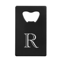Ouverture initiale noire en acier inoxydable