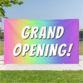 Ouverture officielle de Rainbow ! Bannière (Dehors)