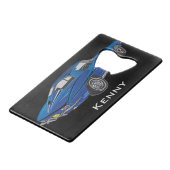 Ouvrage classique en bleu Mustang Design Bottle (Devant Angle)