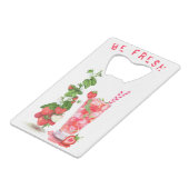 Ouvrage de bouteille de fraise fraîche - Texte per (Devant Angle)