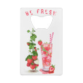 Ouvrage de bouteille de fraise fraîche - Texte per (Dos)
