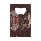 Ouvrage de bouteille en acier inoxydable Route 66 (Devant)