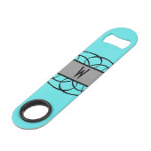 Ouvrage de bouteille grise déco (Devant angulaire)